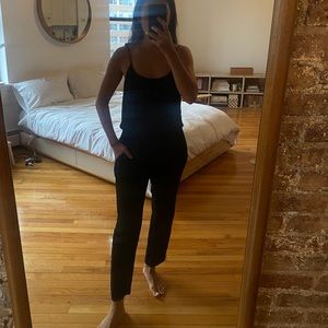 Theory black jumpsuit